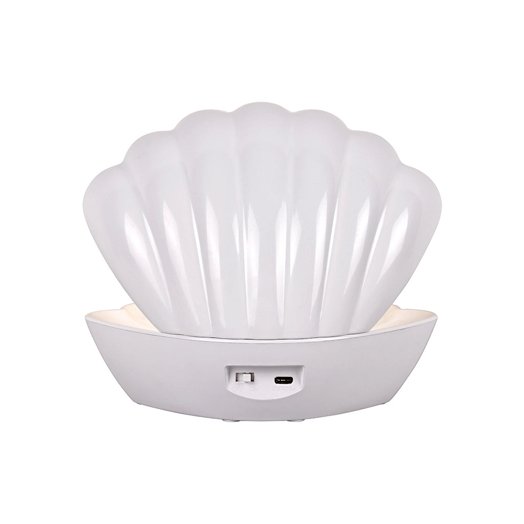 lampe coquillage de dos