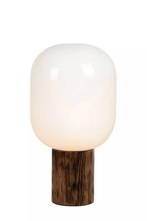 lampe de chevet base bois 