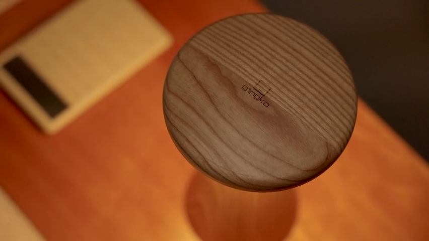 lampe de table vue de haut